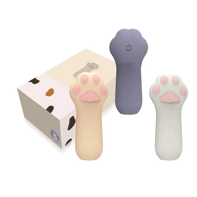 Cat claw fingertip vibrator portable silicone Cartoons Finger cots Vibrator G spot clitoris Cat Claw Lick Tongue Stimulation Pus - Image #1