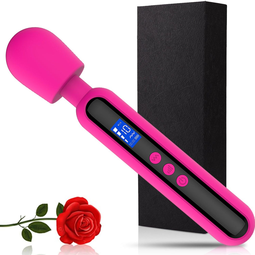 LED Display Muscles Massage Stick Vibrator