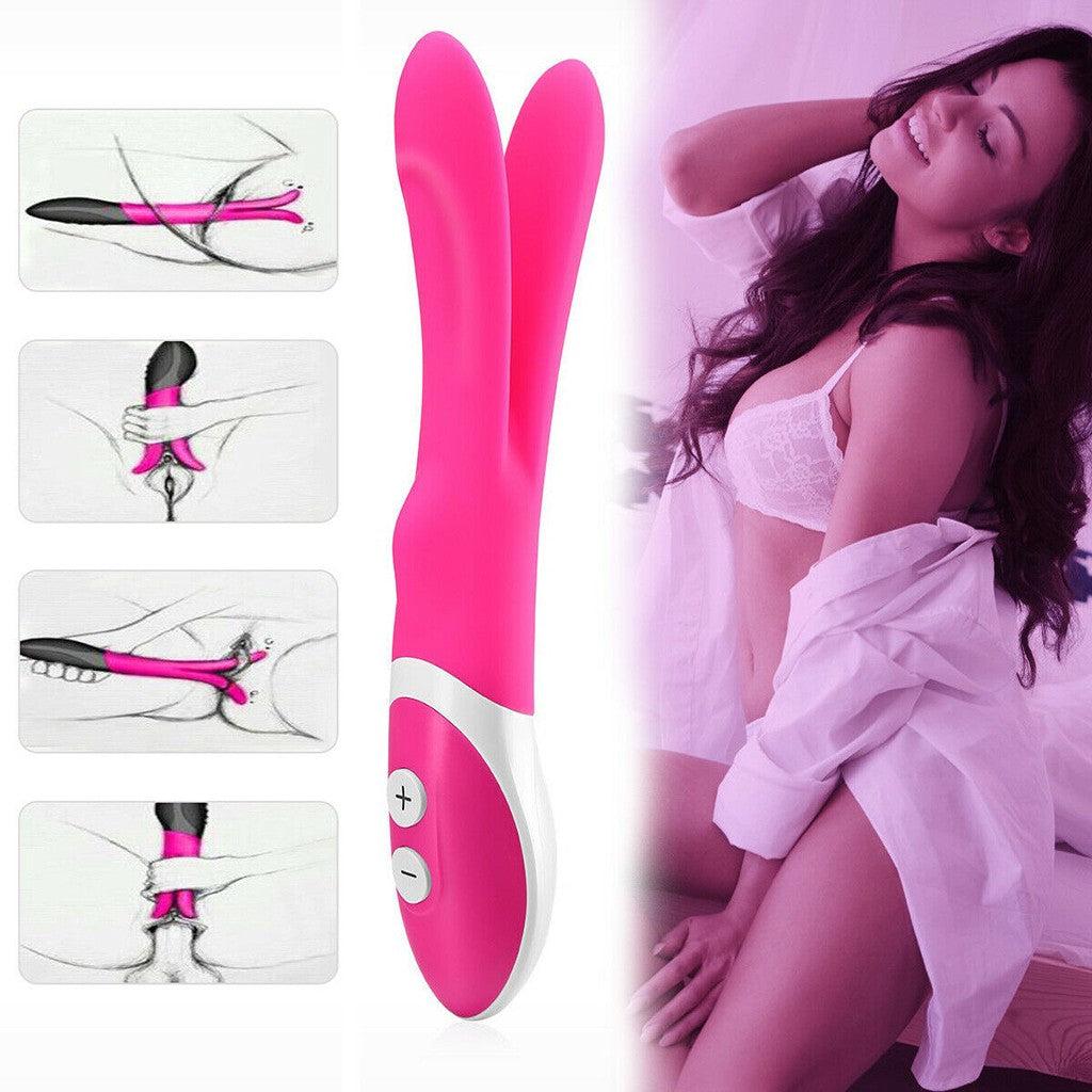 Women Thrusting Rechargeable Vibrator G-Spot  Female Sex Toys - Image #1